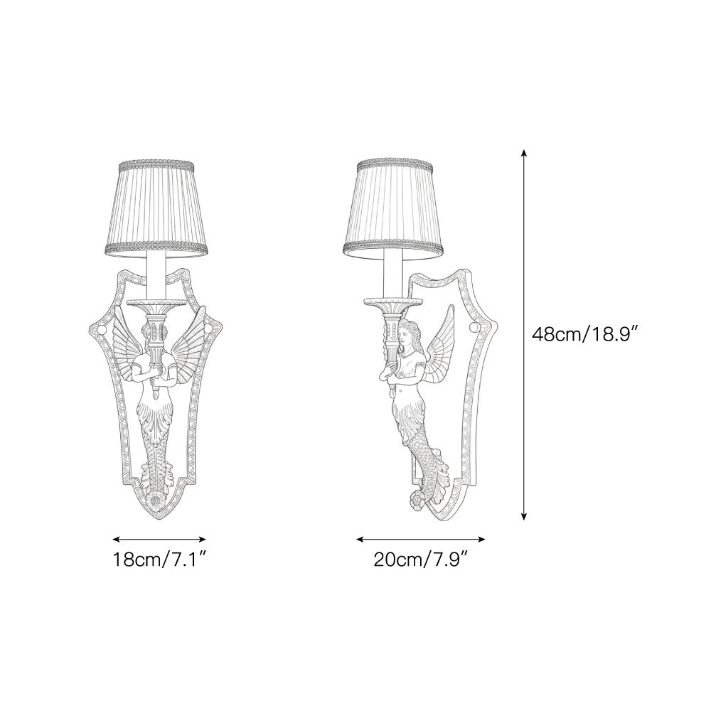 Cheswick Brass Wall Lamp