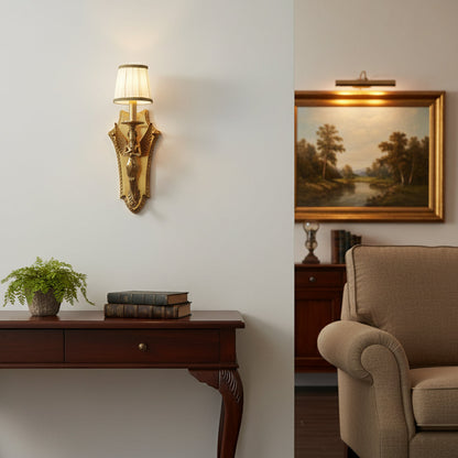 Cheswick Brass Wall Lamp