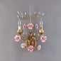 Ceramic Rose Vine Sconce