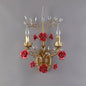 Ceramic Rose Vine Sconce