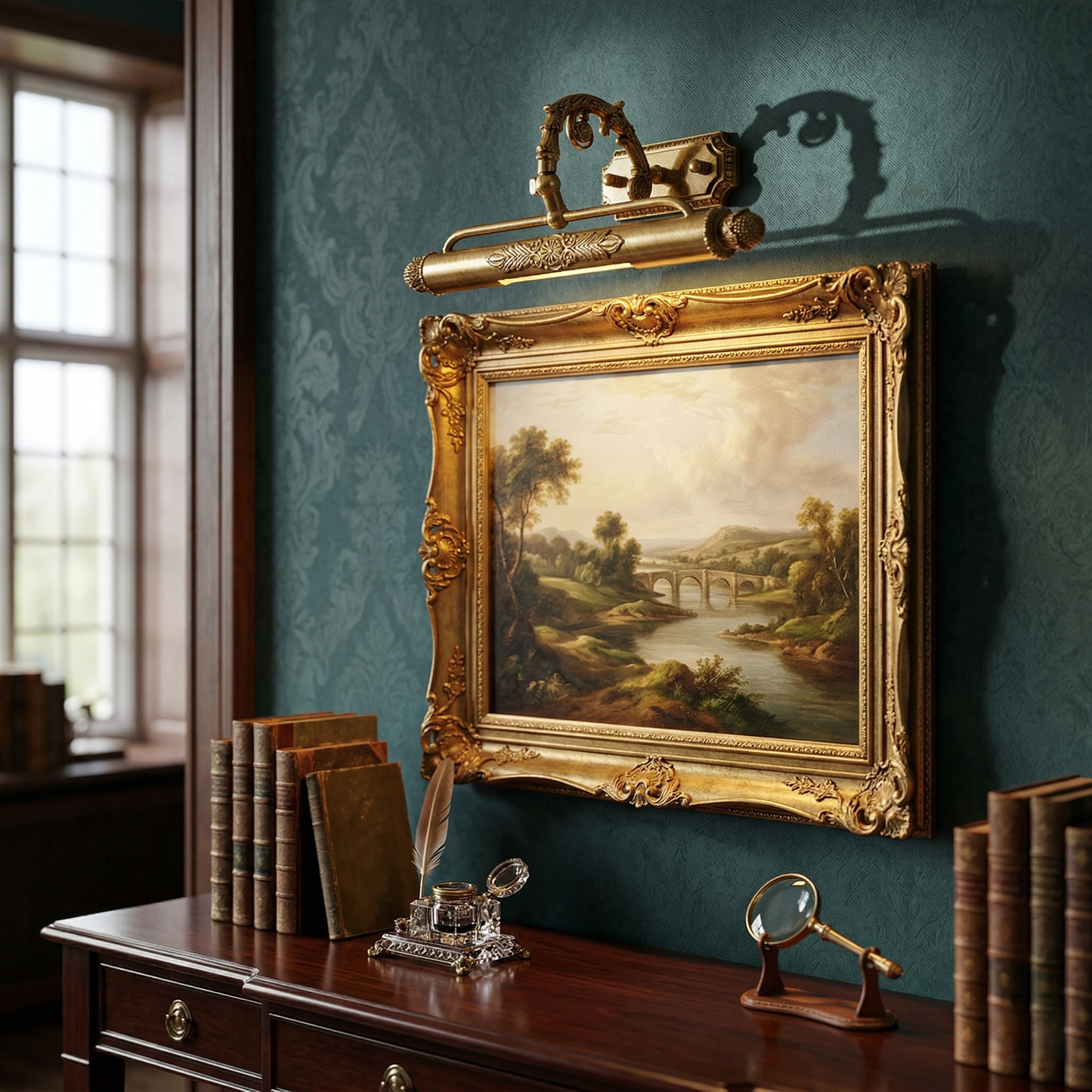 Lirex Brass Wall Lamp