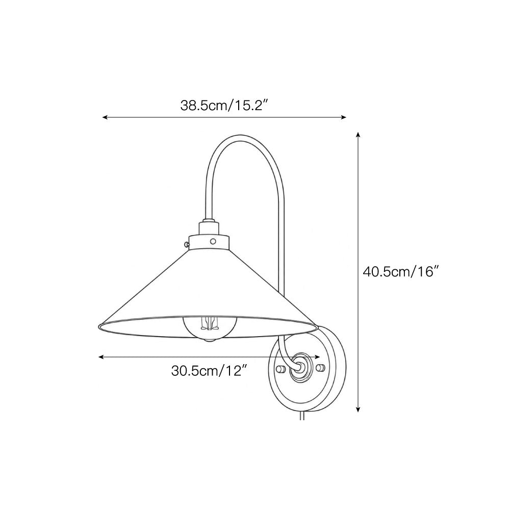 Corara Plug-in Wall Sconce