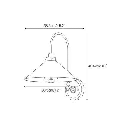 Corara Plug-in Wall Sconce