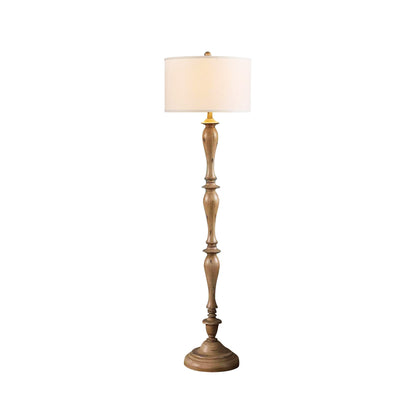 Pezenas Wood Effect Floor Lamp