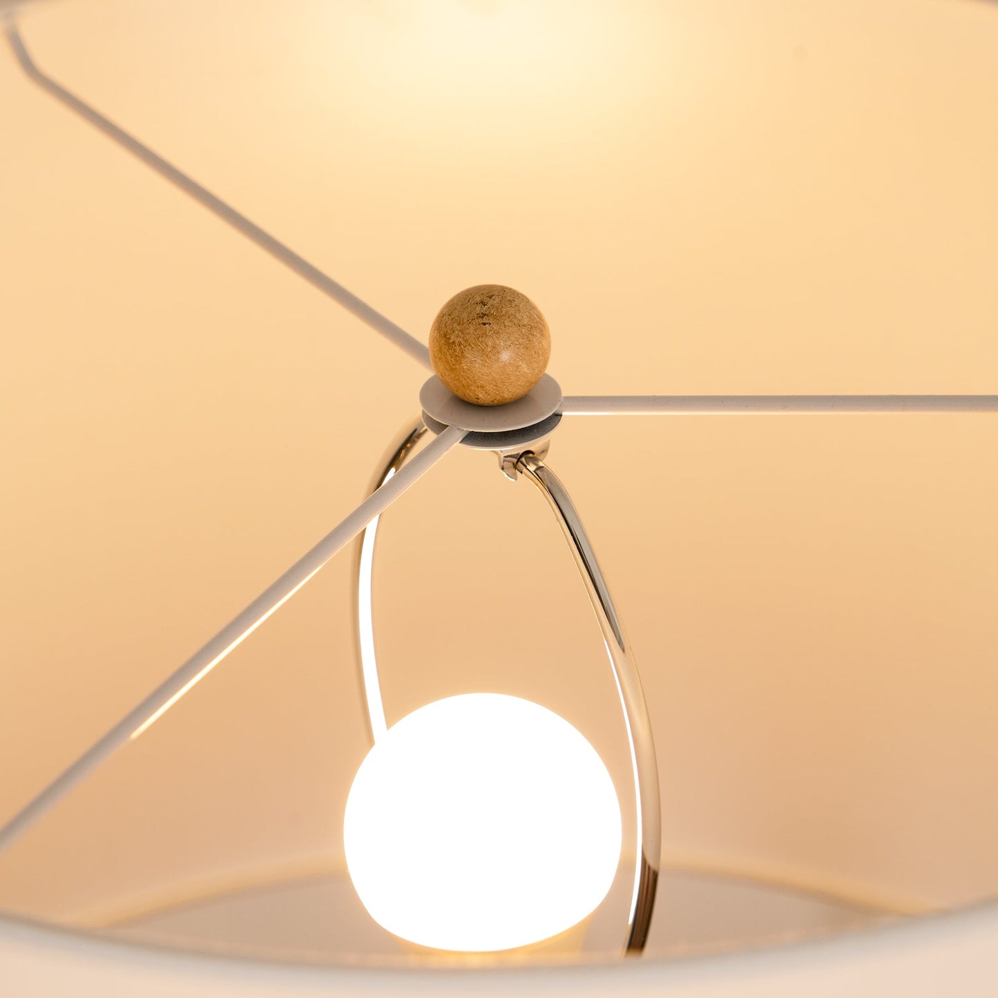 Pezenas Wood Effect Floor Lamp
