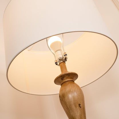 Pezenas Wood Effect Floor Lamp