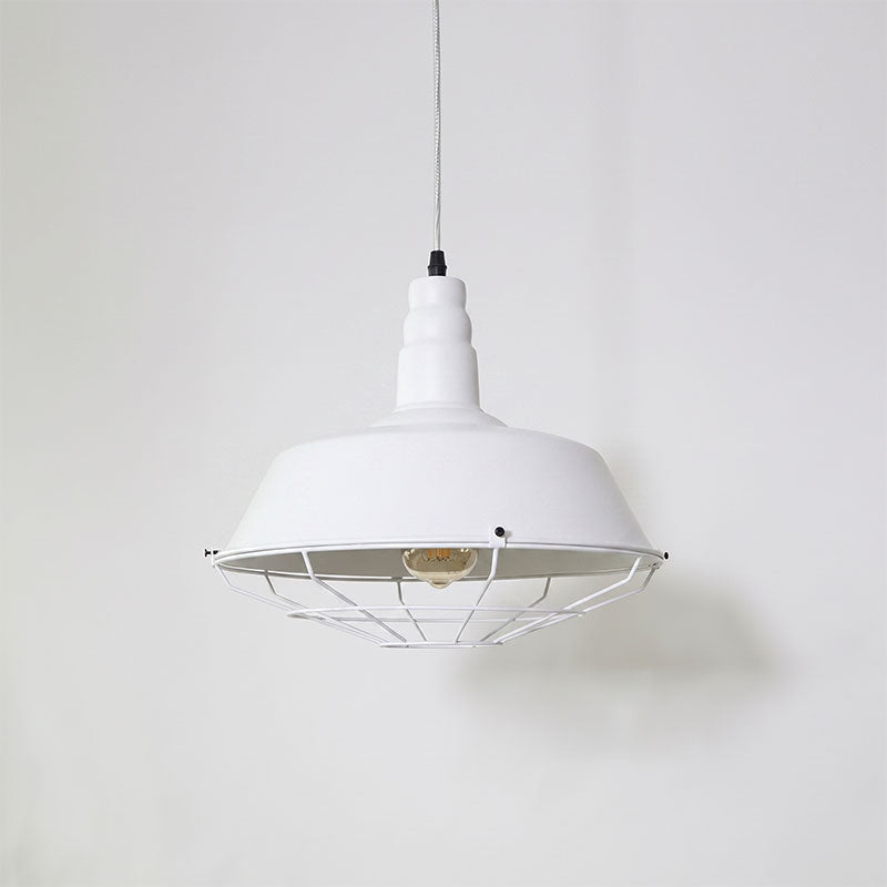 Red Barn Dome Pendant Light