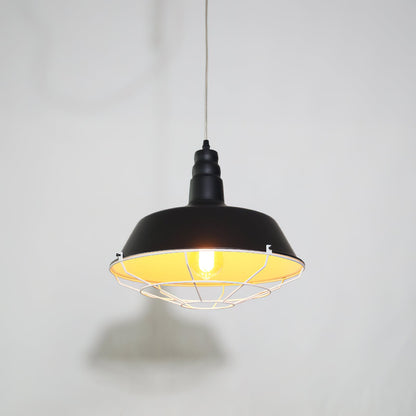 Red Barn Dome Pendant Light
