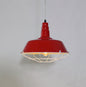 Red Barn Dome Pendant Light