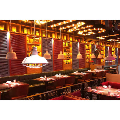 Red Barn Dome Pendant Light