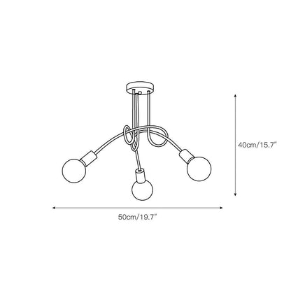 Coro Sputnik Ceiling Lamp