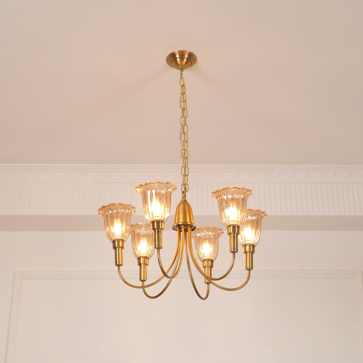 Jovora Brass Chandelier