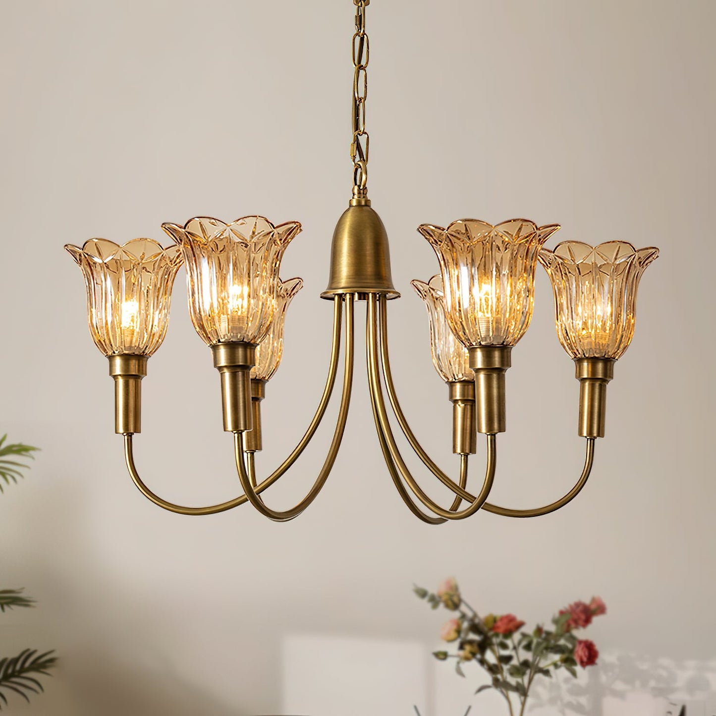 Jovora Brass Chandelier