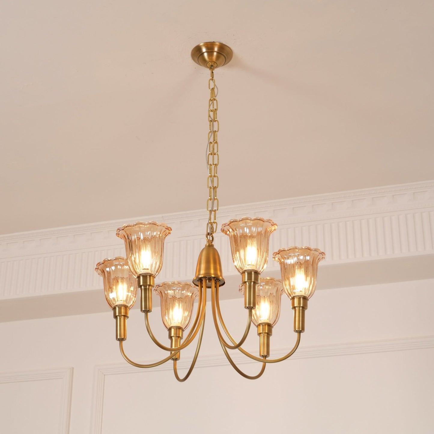 Jovora Brass Chandelier