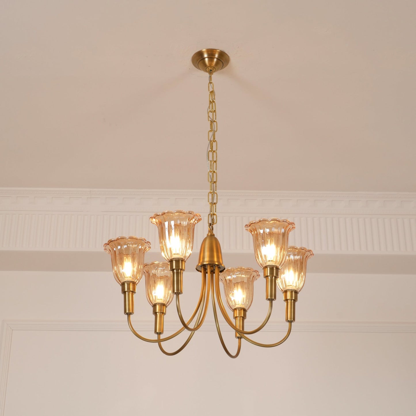 Jovora Brass Chandelier