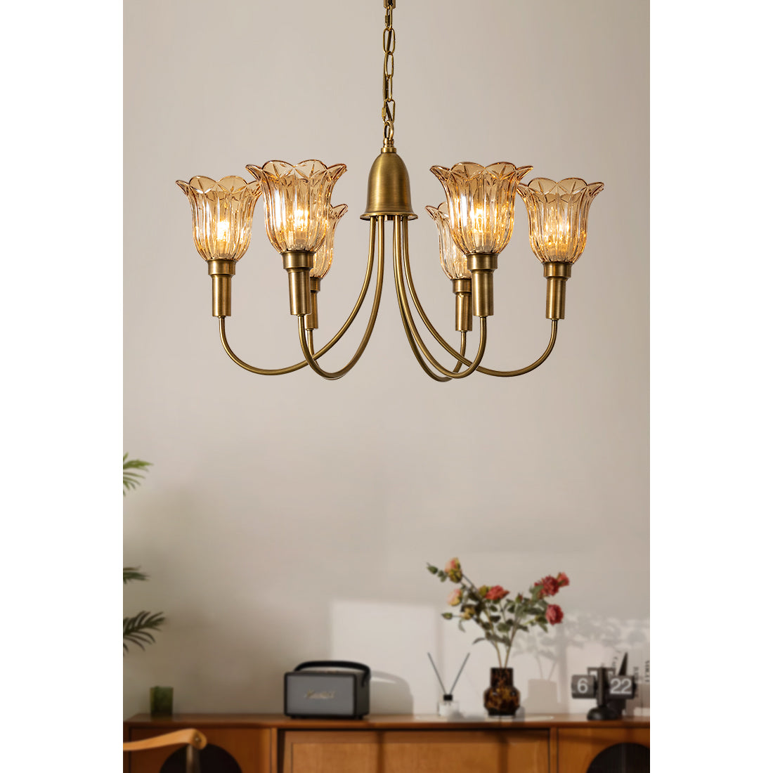 Jovora Brass Chandelier