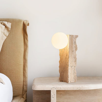 Kiria Travertine Table Lamp