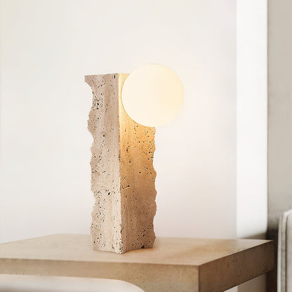 Kiria Travertine Table Lamp