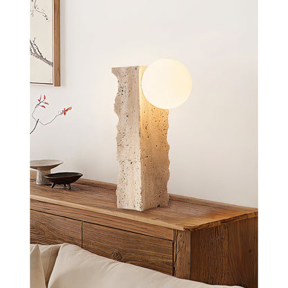 Kiria Travertine Table Lamp