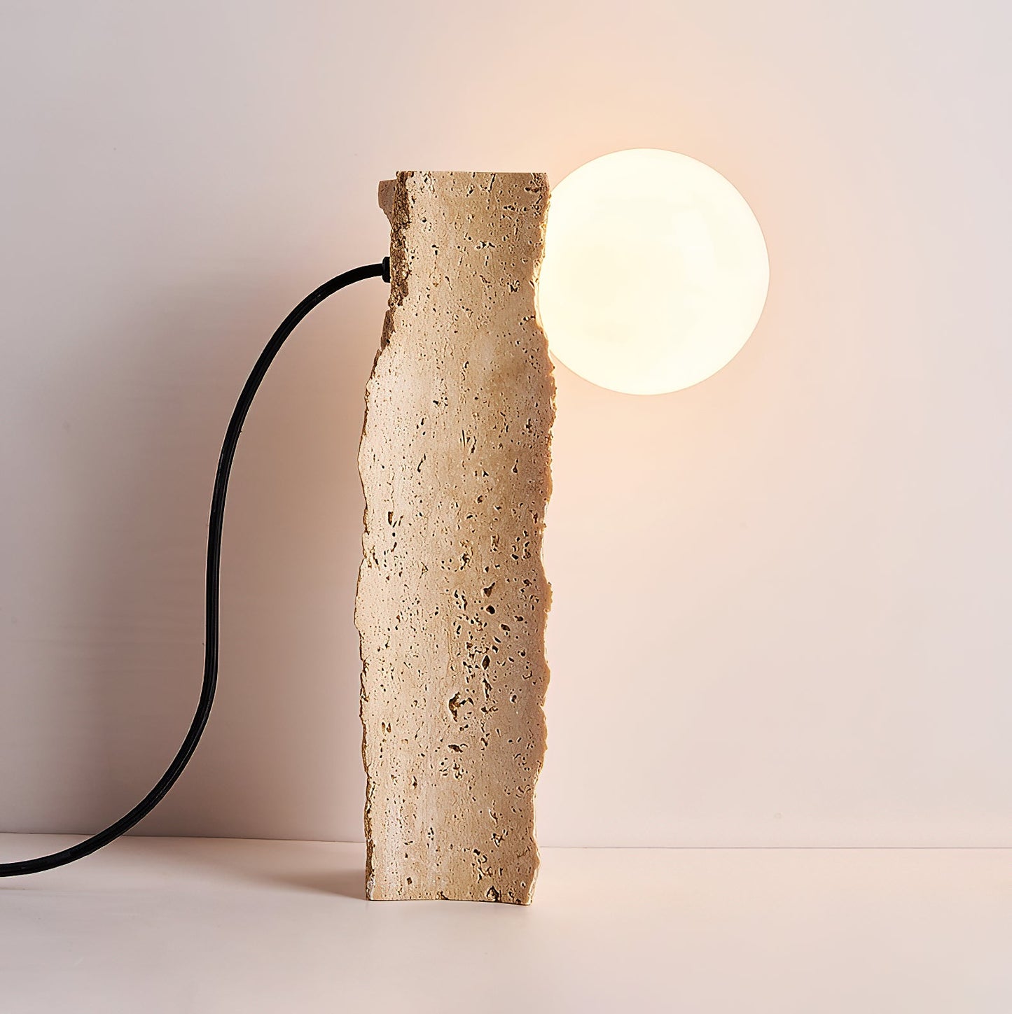 Kiria Travertine Table Lamp