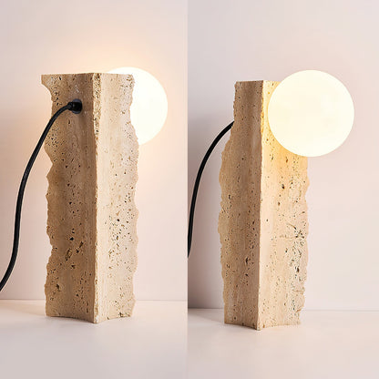 Kiria Travertine Table Lamp