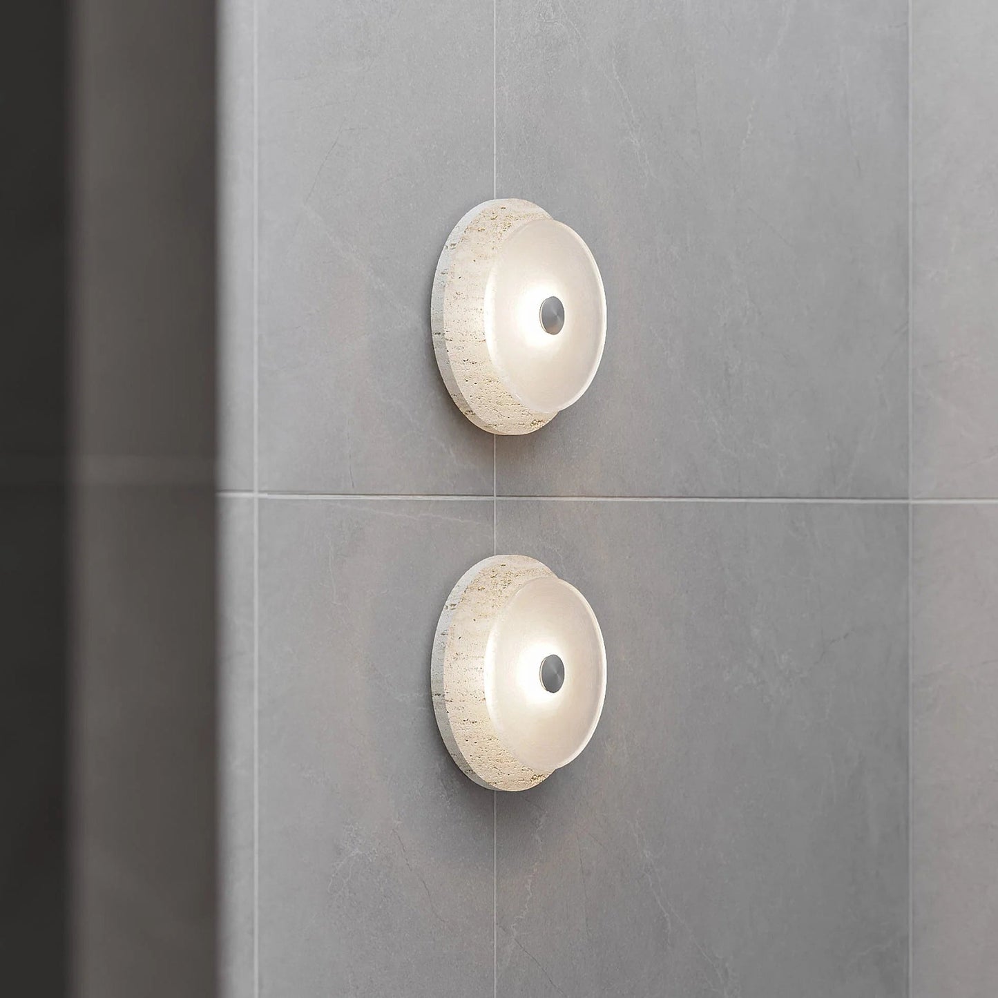 Evora Travertine Wall Lamp
