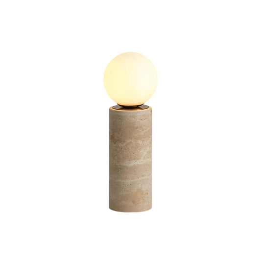 Aurelis Travertine Table Lamp