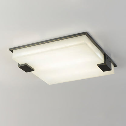 Sudbury Flush Mount Alabaster Ceiling Light
