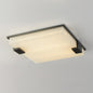 Sudbury Flush Mount Alabaster Ceiling Light