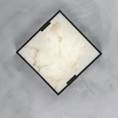 Sudbury Flush Mount Alabaster Ceiling Light