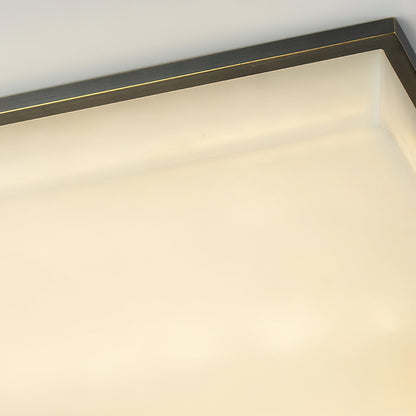Sudbury Flush Mount Alabaster Ceiling Light