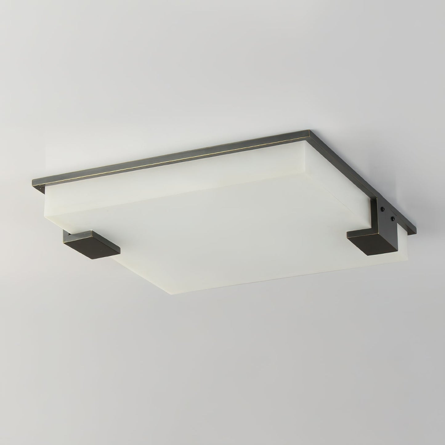 Sudbury Flush Mount Alabaster Ceiling Light