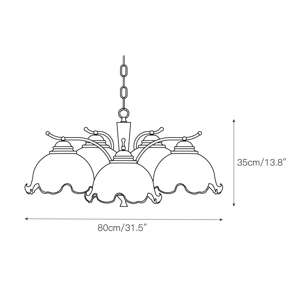 Corine Flower Chandelier
