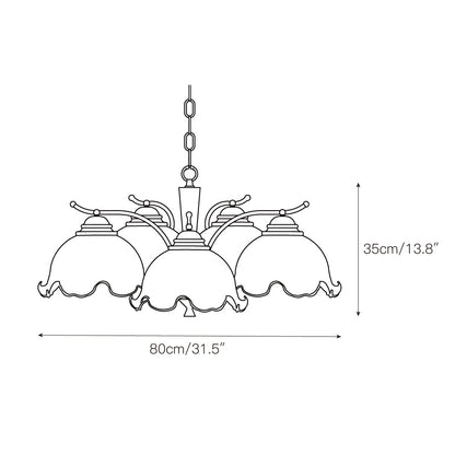Corine Flower Chandelier