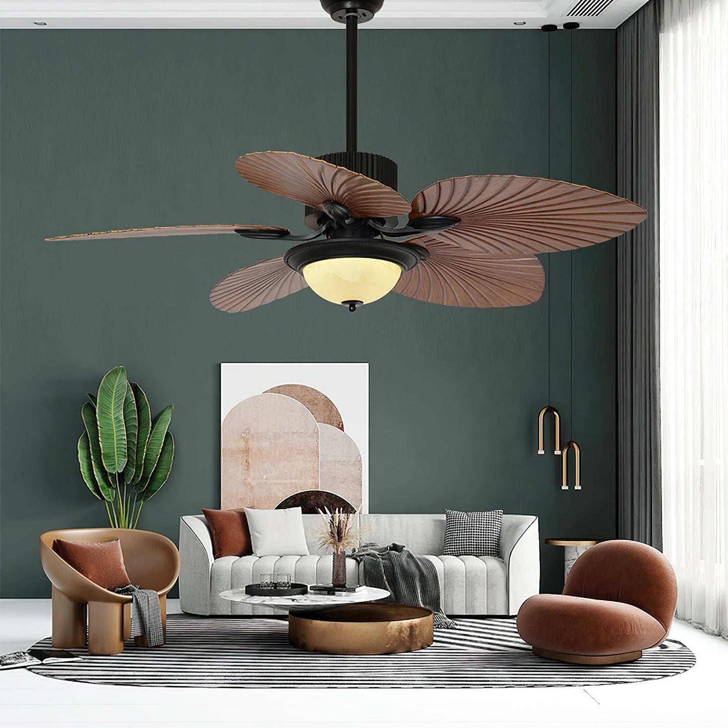Quinor 42″ Ceiling Fan Light