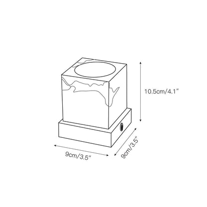 Cube Marble Table Lamp