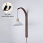 Twilight Walnut Ceramic Plug-in Wall Light