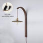 Twilight Walnut Ceramic Plug-in Wall Light