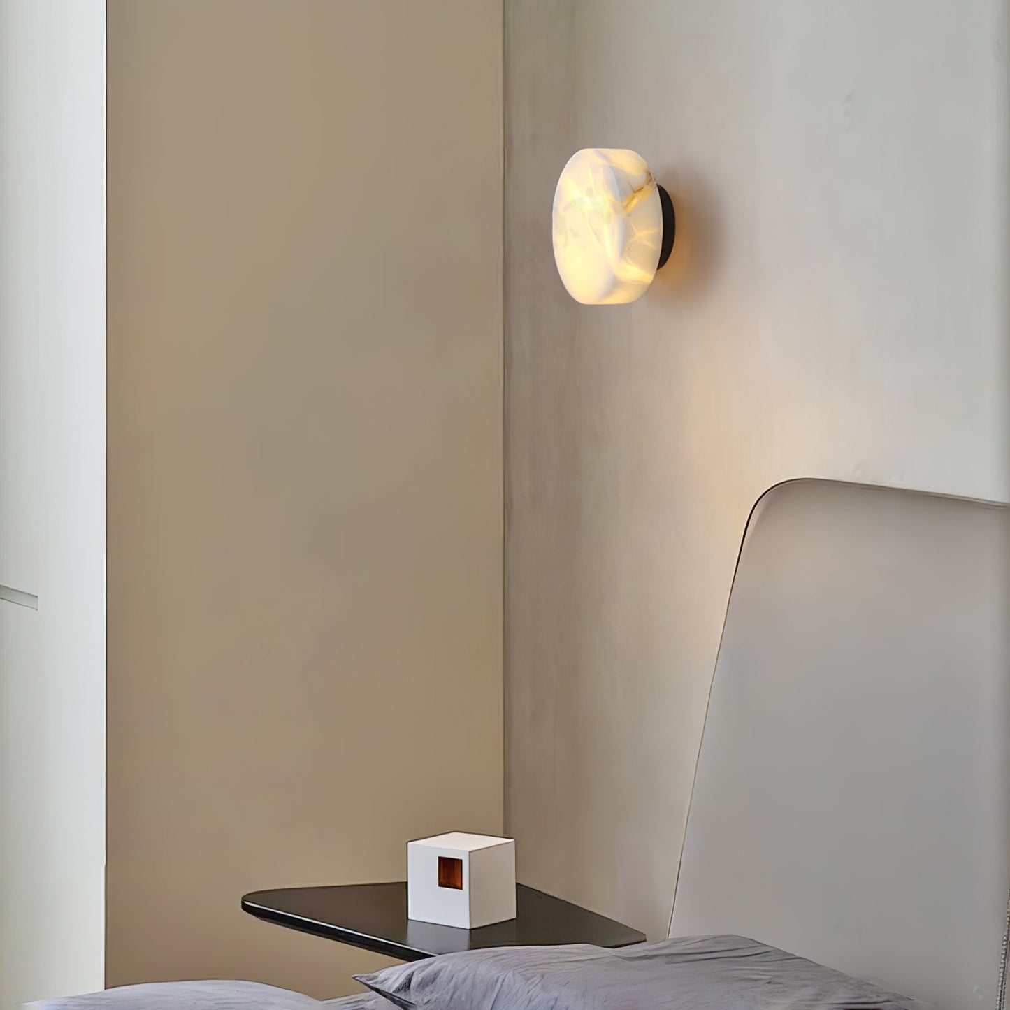 Wulfenite Alabaster Wall Lamp