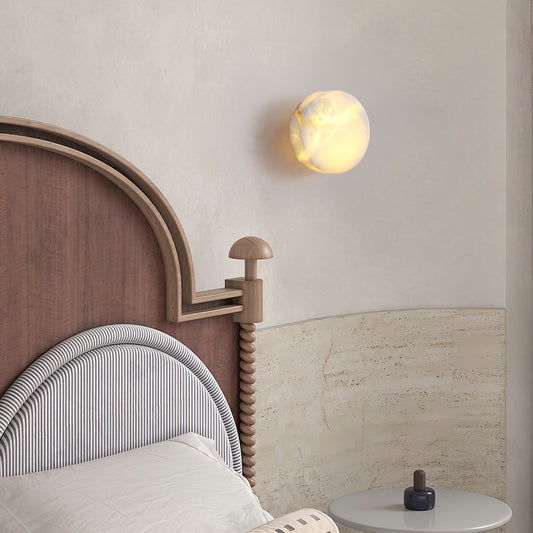Wulfenite Alabaster Wall Lamp