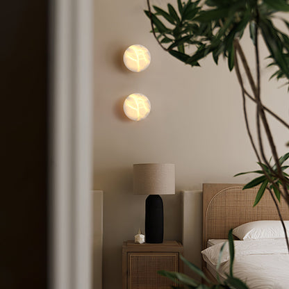 Wulfenite Alabaster Wall Lamp
