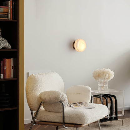 Wulfenite Alabaster Wall Lamp