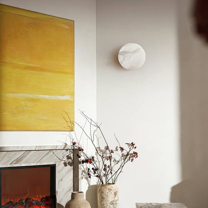 Wulfenite Alabaster Wall Lamp