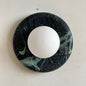 Solene Dark Green Marble Wall Sconce