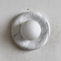 Solene White Marble Wall Sconce