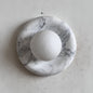 Solene White Marble Wall Sconce
