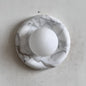 Solene White Marble Wall Sconce