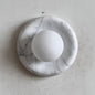 Solene White Marble Wall Sconce