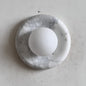 Solene White Marble Wall Sconce