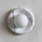 Solene White Marble Wall Sconce
